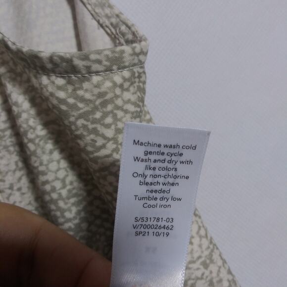 Athleta Zephyr Print Tank Viper Grey Athletic Athleisure Top Size XS - Picture 8 of 8